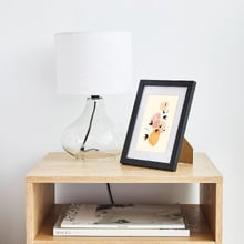 Black Calla Wood Photo Frames (Set of 6)